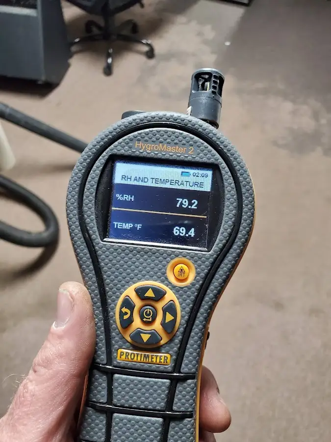 Moisture meter humidity assessment for Fire & Smoke Damage Restoration in Central Point